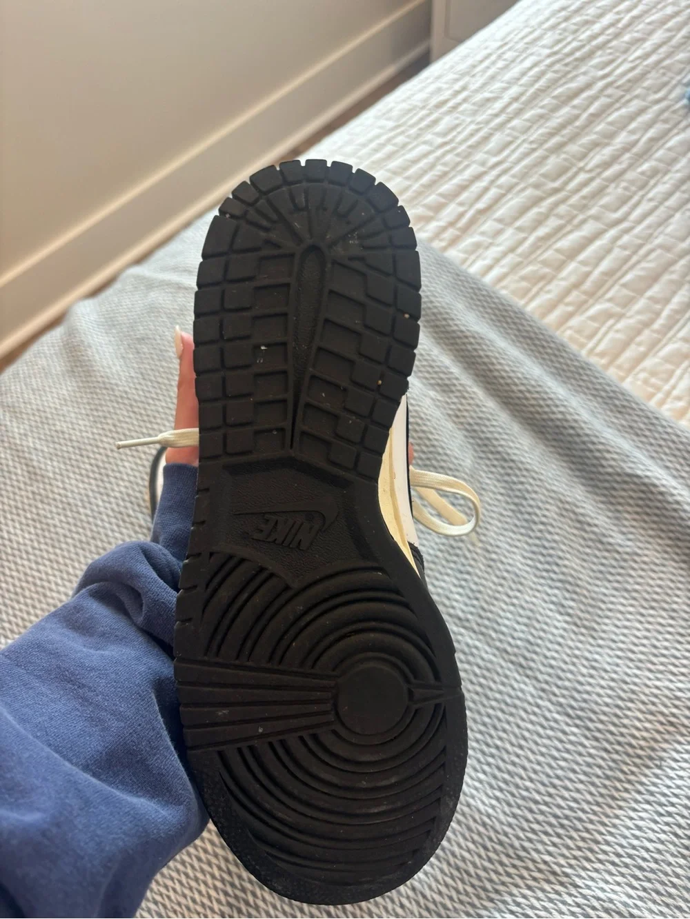 Nike Women’s High-Top Sneakers in Black and White